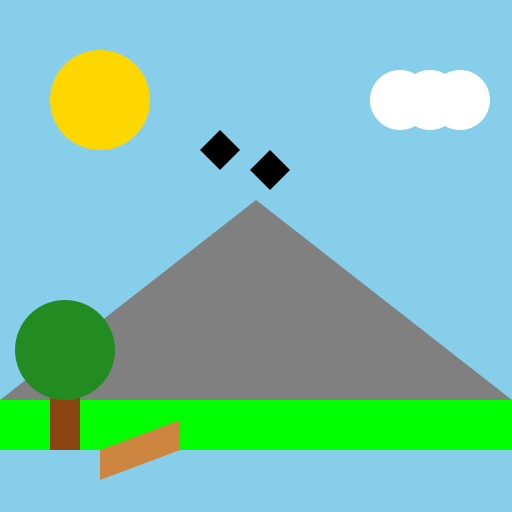 A Peaceful Landscape - DrawGPT