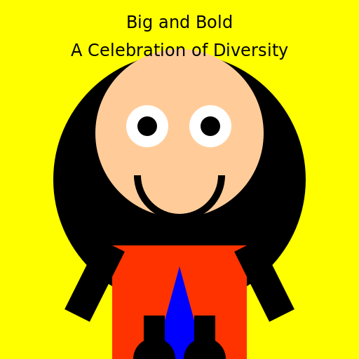 Big and Bold - A Celebration of Diversity - DrawGPT
