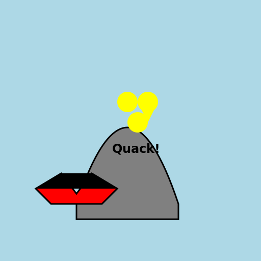 Lobster Skateboarding on a Shark with Ducks - DrawGPT