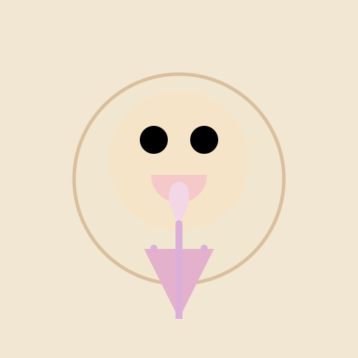 Pearl Girl Artwork Holding an Umbrella with Pretty Dress - DrawGPT