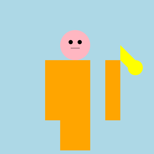 Man Holding a Banana Gun - DrawGPT