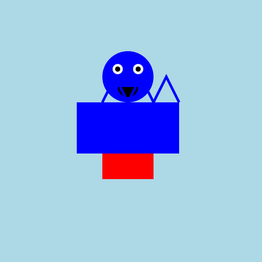 Sonic in Kingdom Hearts Style - DrawGPT