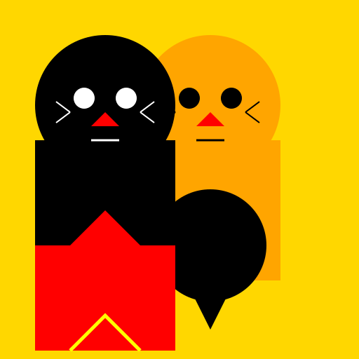 Cartoon Orange Cat with Metalhead Outfit - DrawGPT