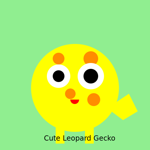 Cute Leopard Gecko - DrawGPT