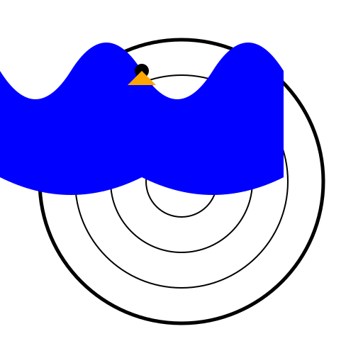 Bird flying over human eye - DrawGPT