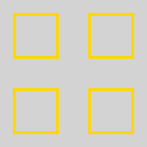 Golden Frames on Light Grey Wall - DrawGPT