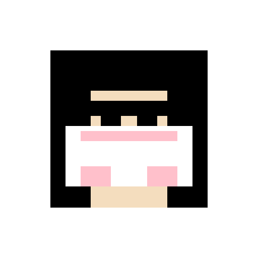 French-Banged Middle School Girl with Double Eyelids and Mask - DrawGPT