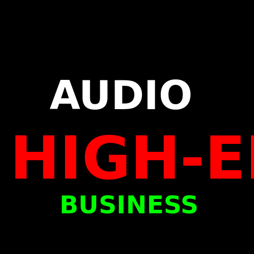 High-End Audio Business Logo - DrawGPT
