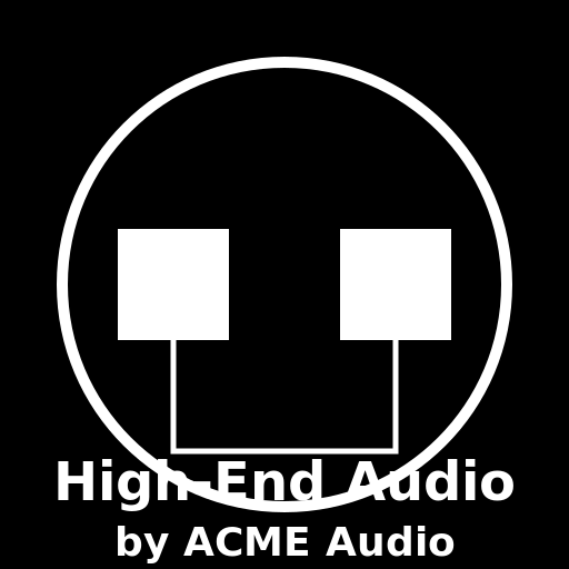 High-End Audio Business Logo - DrawGPT