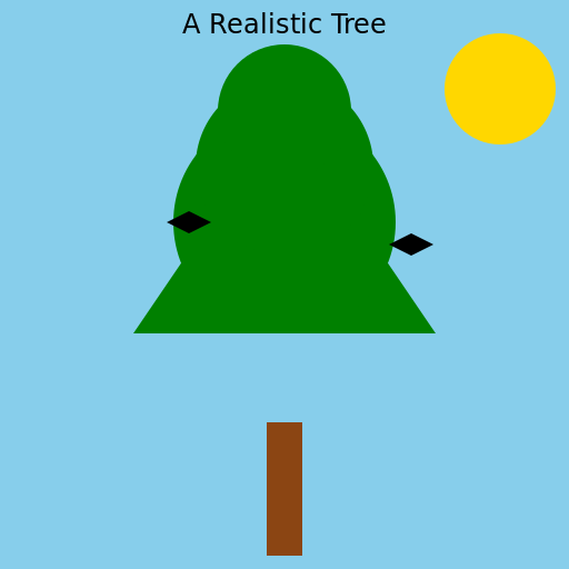 Realistic Tree - DrawGPT