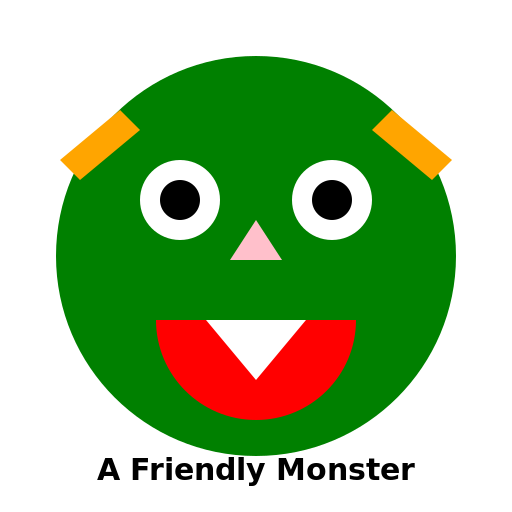 A Friendly Monster - DrawGPT