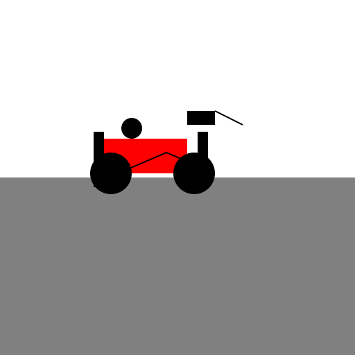 Bike on Road - DrawGPT
