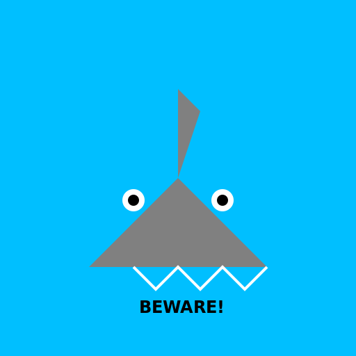 Scary Shark (810) - DrawGPT
