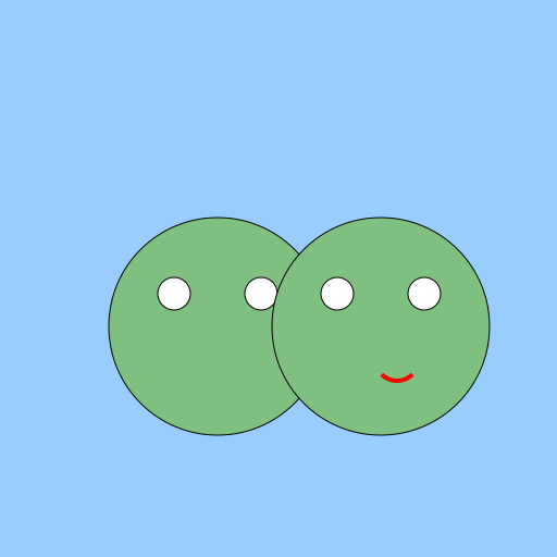 Two Frogs Biting Each Other's Cheeks - DrawGPT
