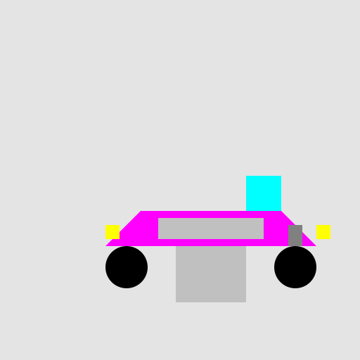Funky 3D Car Party! - DrawGPT