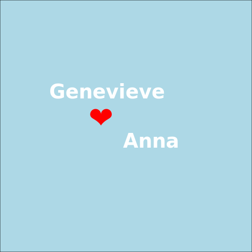 Genevieve and Anna Logo - DrawGPT