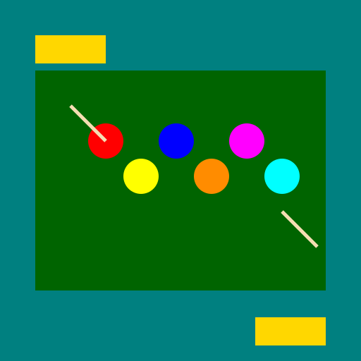 Two Friends Playing Pool - DrawGPT