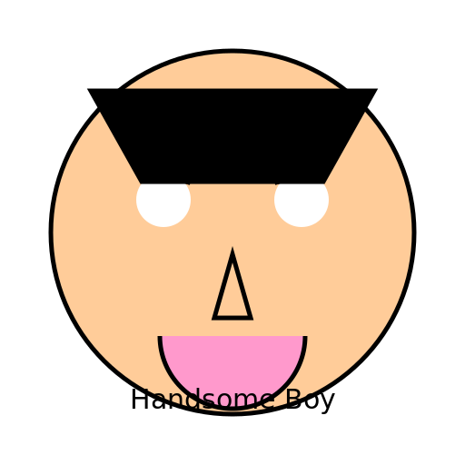 A Handsome Boy - DrawGPT