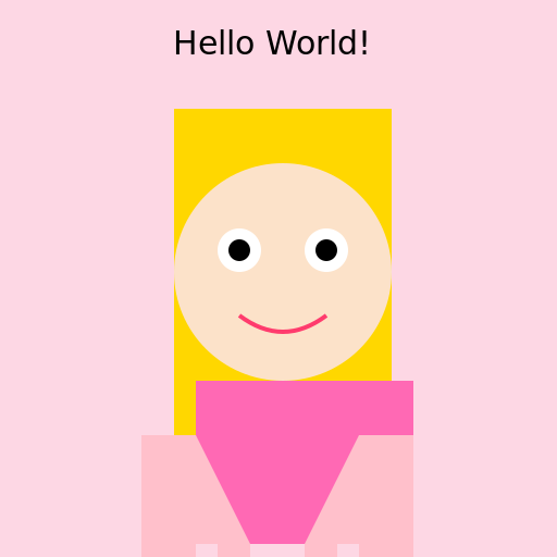 Blonde Beauty - DrawGPT