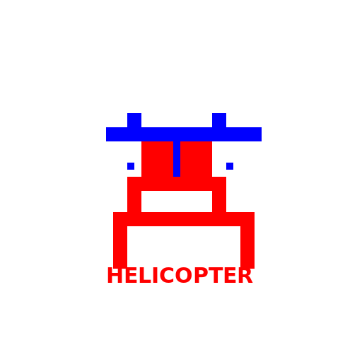 Helicopter Logo in 50s Art Style - DrawGPT