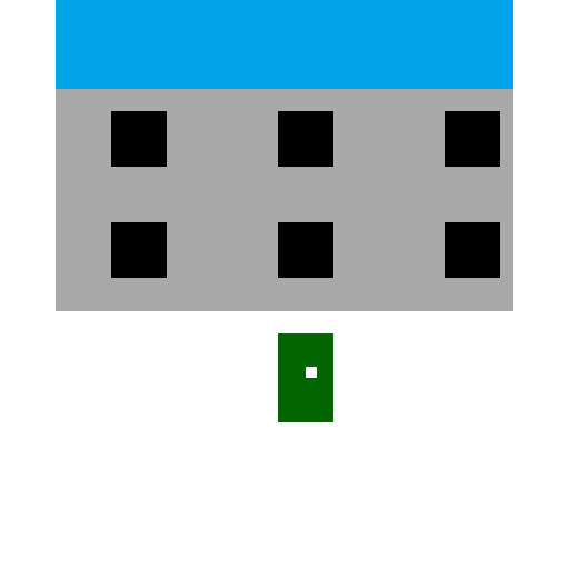Double Story House on Hill with Blue Roof - AI Prompt #13959 - DrawGPT
