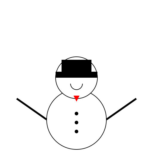 Snowman with a Bowtie - DrawGPT