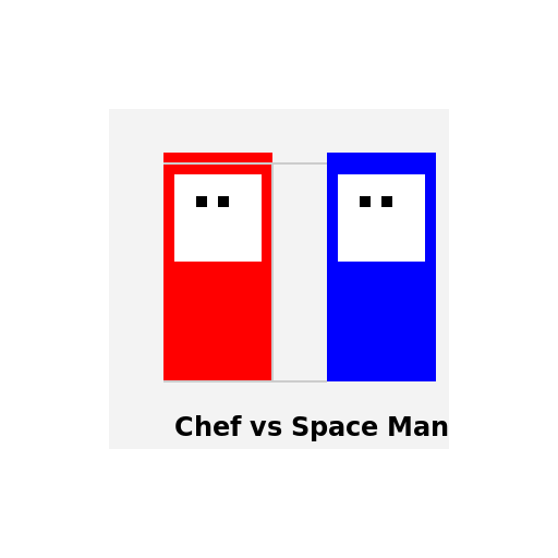 Chef Fighting Space Man in Kitchen 3D - DrawGPT