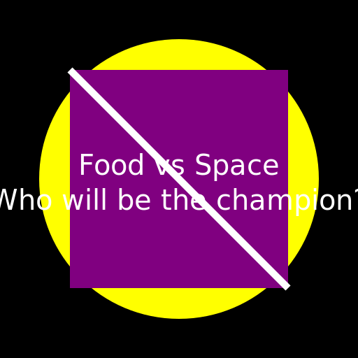 Food vs Space Showdown - DrawGPT