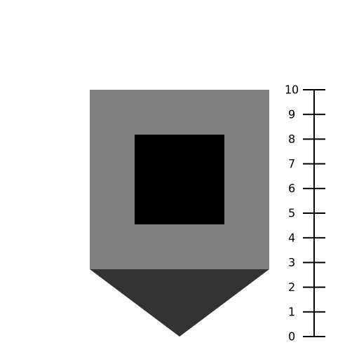 Isometric Sketch of a Camera on a Tripod with a Vertical Ruler - DrawGPT