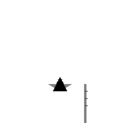 Isometric Sketch of a Camera on a Tripod with a Vertical Ruler - DrawGPT