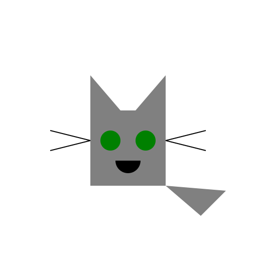 A Cute Cat - DrawGPT