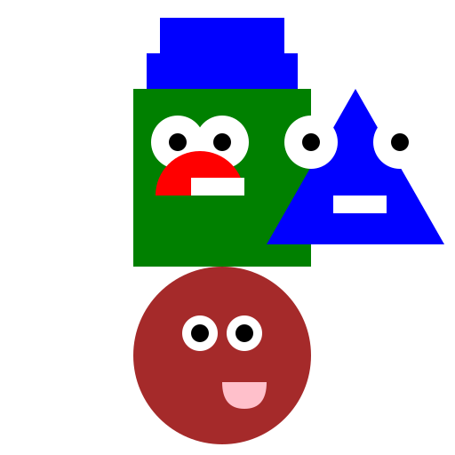 Police Line-Up of Frogenstein, CodZilla, and WeirdWoof - DrawGPT