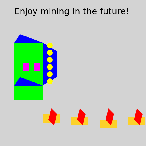Futuristic Coal Mining Dragline - DrawGPT