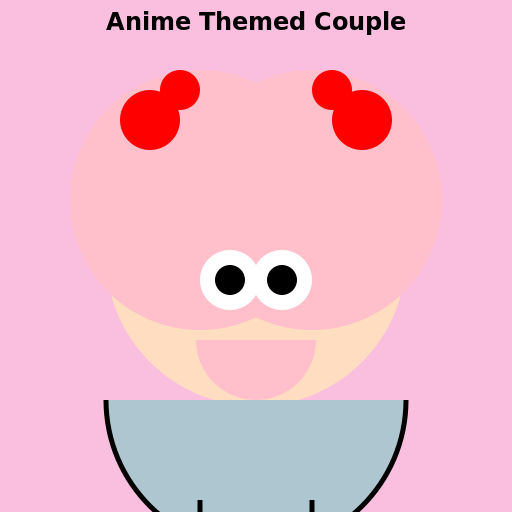 Anime Themed Couple - DrawGPT