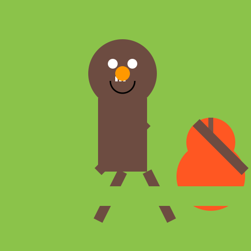 Ogre with a Pumpkin - DrawGPT