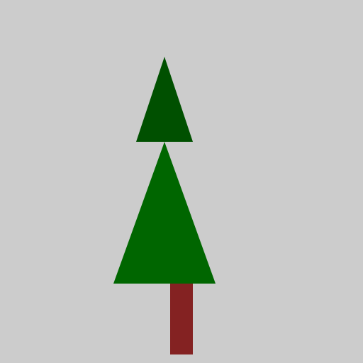 Evergreen Tree Painting - DrawGPT