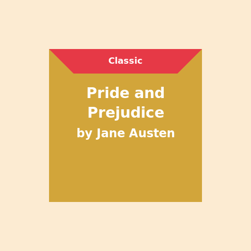 Pride and Prejudice Cover - DrawGPT