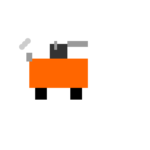 Traktor s motorovou pilou - DrawGPT