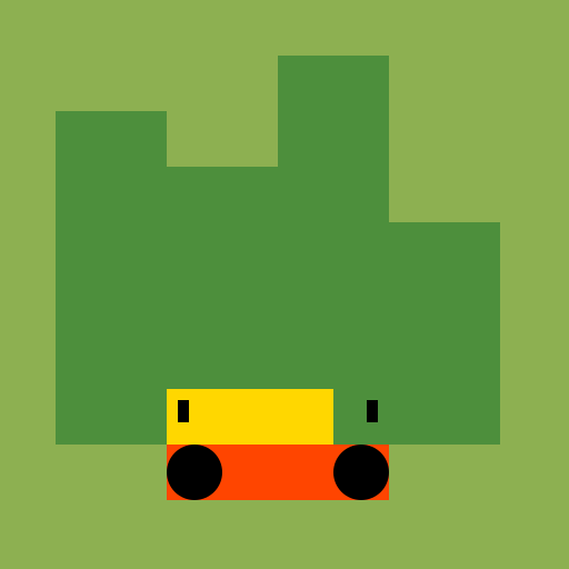 Tractor in the Forest - DrawGPT