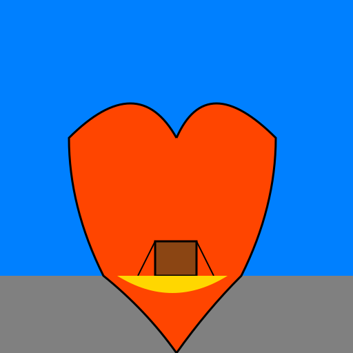 Hot Air Balloon Floating Over a Waterfall - DrawGPT