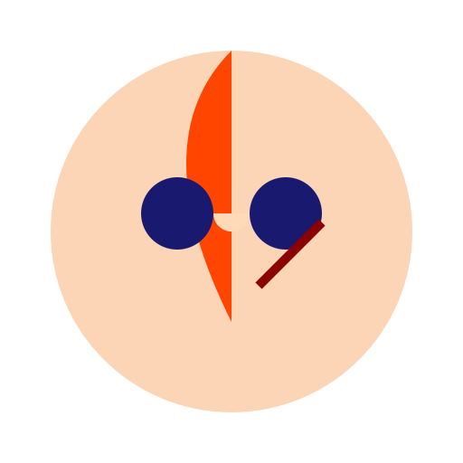 A Young Girl with tanned skin, fiery red hair, midnight blue eyes, and a little scar across the cheek - DrawGPT