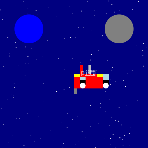 Automovil en el Espacio - DrawGPT