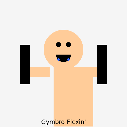 Gymbro Flexin' 💪 - DrawGPT
