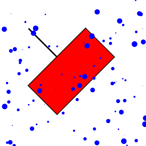 Abstract scene with a white background and non-geometrical shapes - DrawGPT