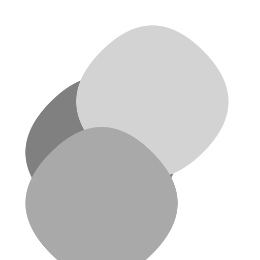 White background with non-geometrical shapes resembling stones - DrawGPT