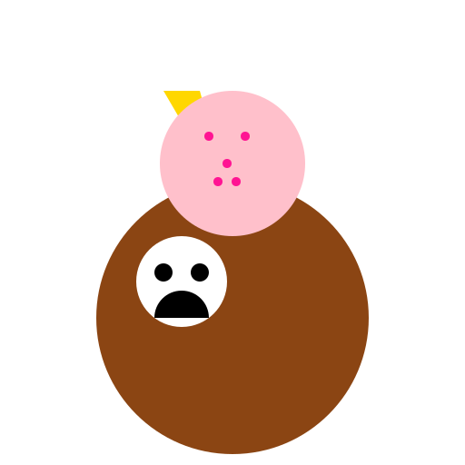 Dog Eating Ice Cream Cone - DrawGPT