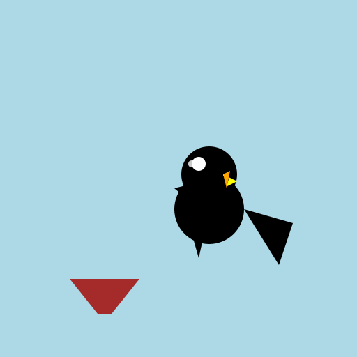 A Raven on a Branch - DrawGPT