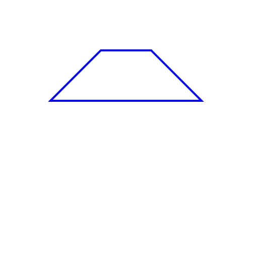 Blue outline of an airplane with a white background - DrawGPT