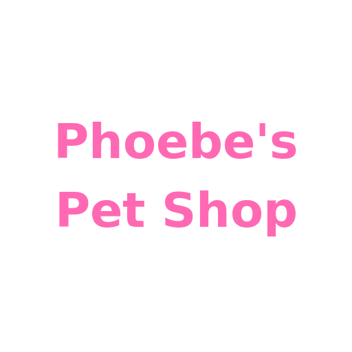 Phoebe's Pet Shop Logo - DrawGPT