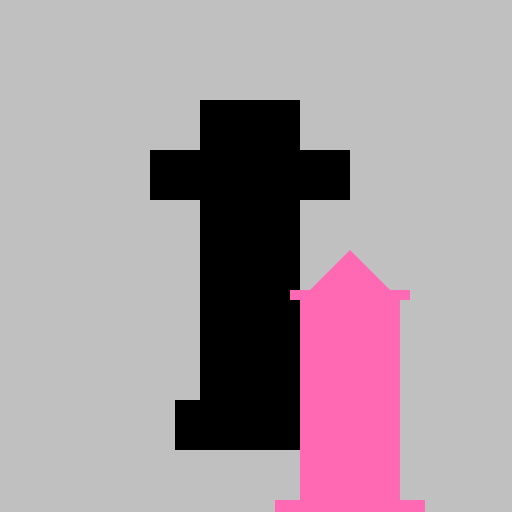 Dark Knight and the Pink Princess - DrawGPT